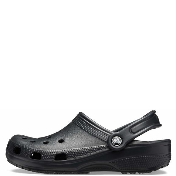 CROCS UNISEX-ADULT CLASSIC CLOGS (BEST SELLERS), BLACK, 9 WOMEN/7 MEN - Picture 1 of 6